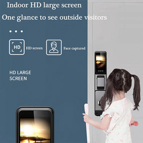 WIFI Go App Automatic 3D Face Smart Door Lock