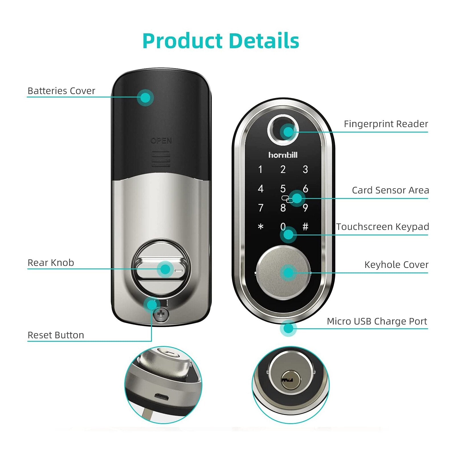 WIFI Electronic Smart Lock Biometric Fingerprint Locks