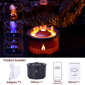 Jellyfish Volcanic Diffuser Fire Essential Humidifiers