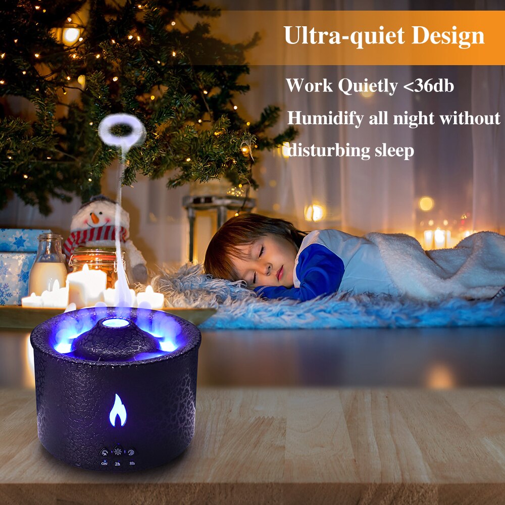 Jellyfish Volcanic Diffuser Fire Essential Humidifiers