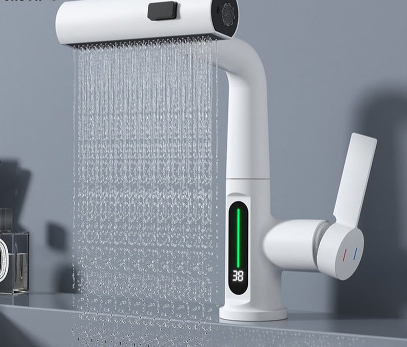 Intelligent Digital Display Waterfall Kitchen Faucet